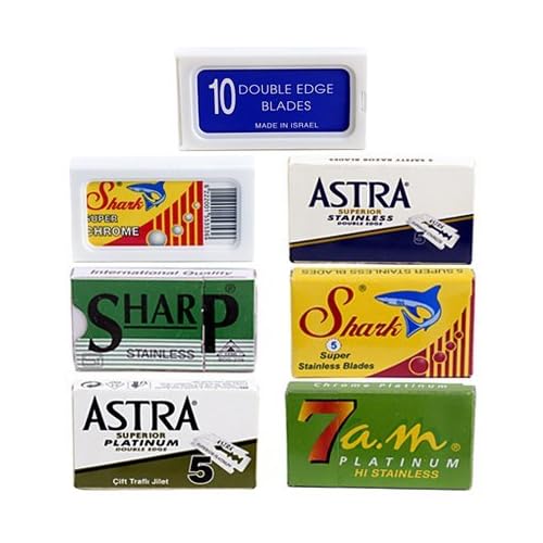 Double Edge Safety Razor Blade Variety Pack - 100 Blades! image